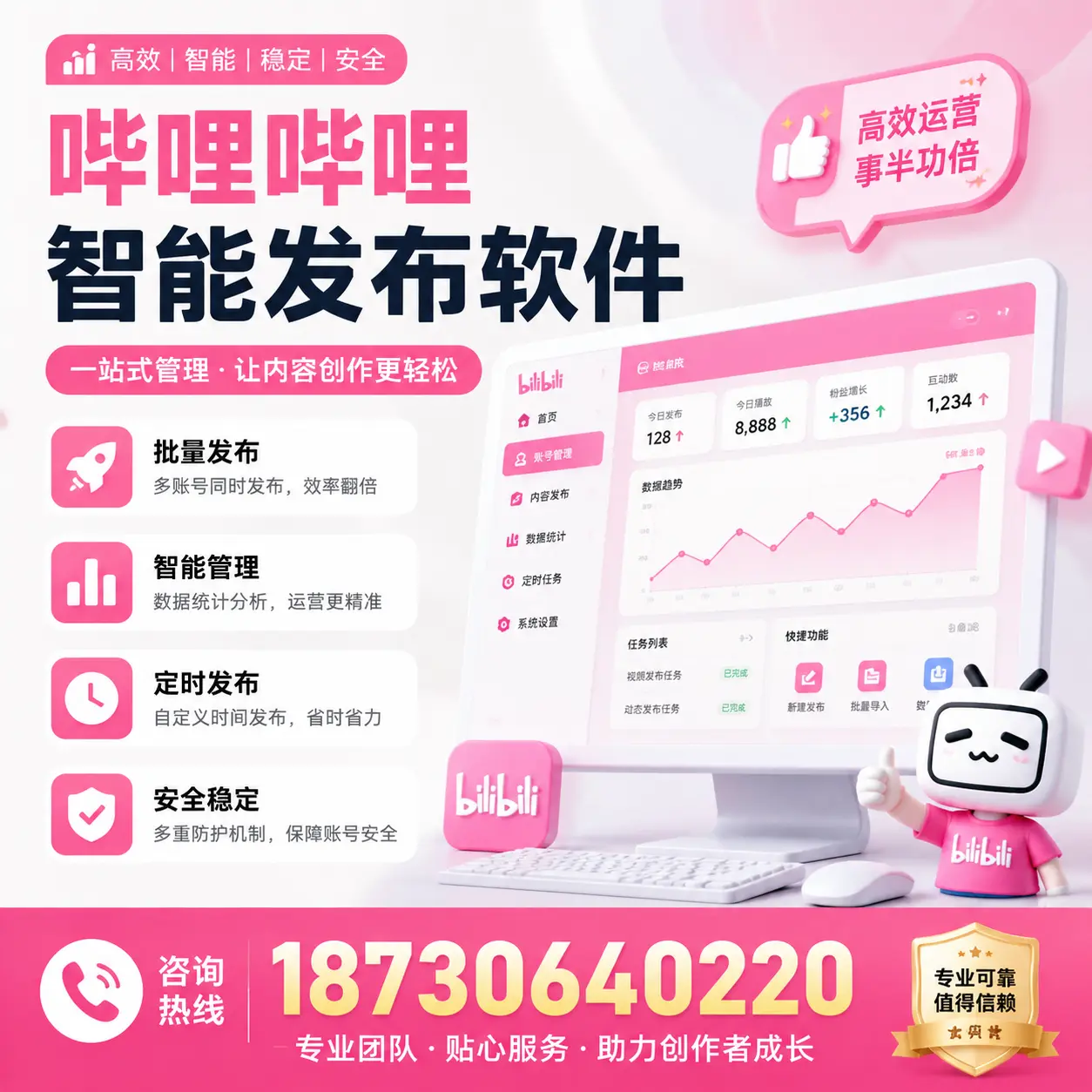 如何评估哔哩哔哩智能发布软件的ROI?南通 企业必读